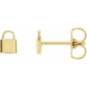 Petite Lock Earrings 87594