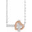 Sideways Cross & Heart 18" Necklace R42409