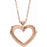 Rosary Heart 16-18" Necklace or Pendant R45424