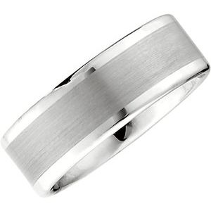 White Tungsten Band TAR520 - 8 mm