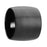 AETHER Domed Black Tungsten Carbide Ring with Brushed Finish - 20 mm