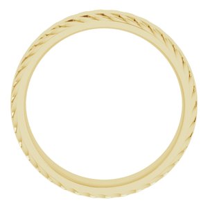 Sculptural Flat Band 52344 - 6 mm