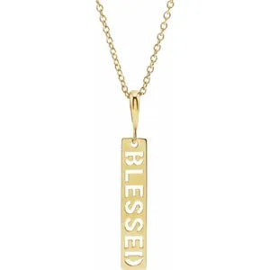 Blessed Bar 16-18" Necklace or Pendant 87759