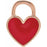 Enamel Heart Charm/Pendant 688833