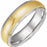 Half Round Band with Diamond Edge Inlay 57730 - 4 mm - 8 mm