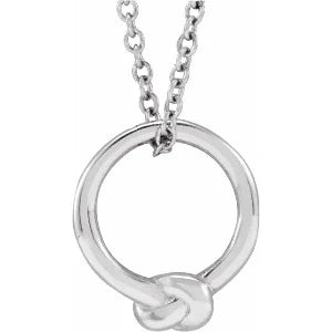 Circle Knot 18" Necklace or Pendant 87682