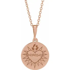Sacred Heart 16-18" Necklace or Pendant R45426