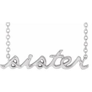 Sister 18" Necklace or Center 88060