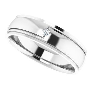 .03 CT Diamond Accented Band 124719 - 6 mm