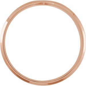 Single Notched Comfort-Fit Band 52378 - 6 mm