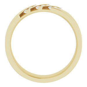 1/4 CTW Natural Diamond Accented Band 124766 - 6 mm
