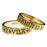 French: A Vila Mon {Coeur} Garde Il Mo Ring - Gold