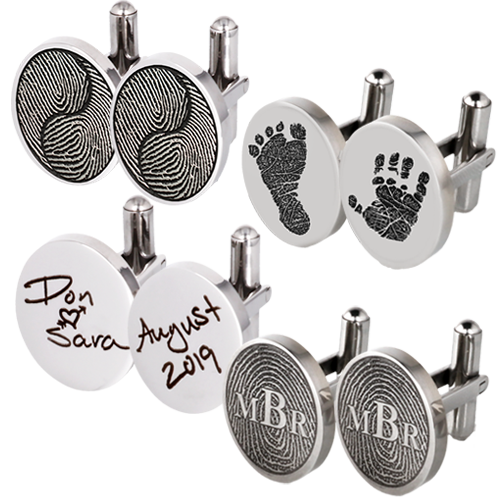 Memory Forge Personalized Men's Cuff Links