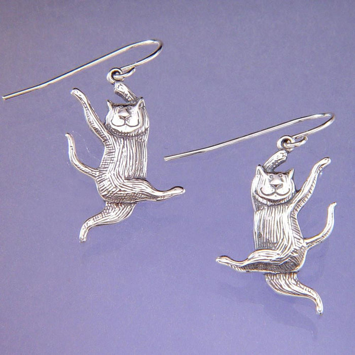 Dancing Cat - Edward Gorey Earrings