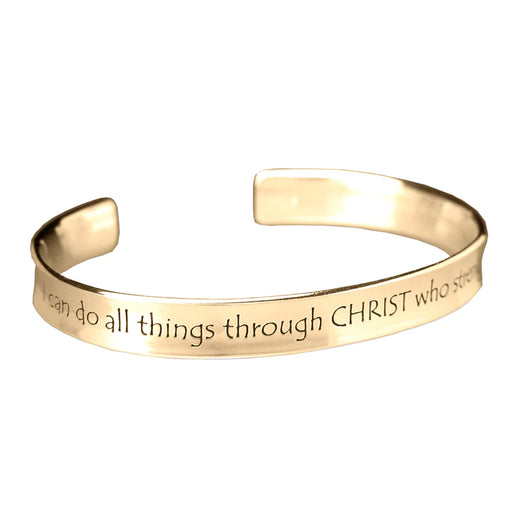 I Can Do All Things - St. Paul Bracelet - Gold