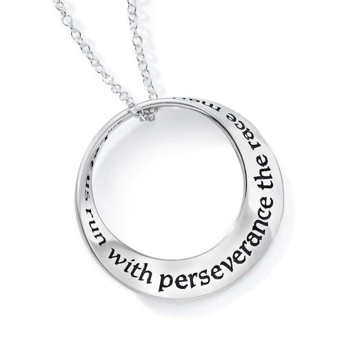 Run With Perseverance - Hebrews 12:1 Necklace