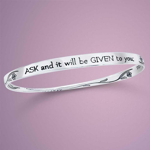Ask And It Will Be Given... Gospel Of Matthew Bracelet