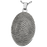 B&B Oval Fingerprint Pendant