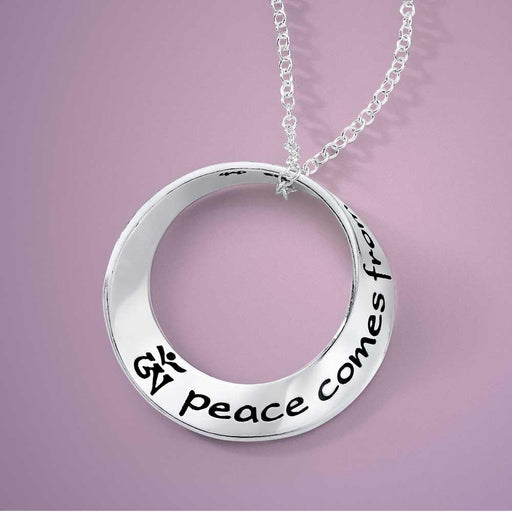 Peace Comes From Within Necklace