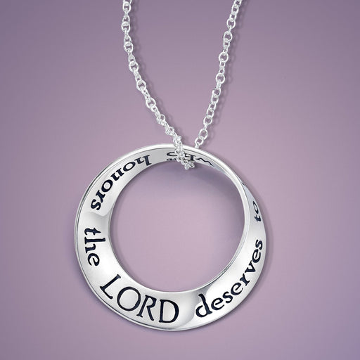 A Woman Who Honors The Lord - Proverbs 31:30 Necklace