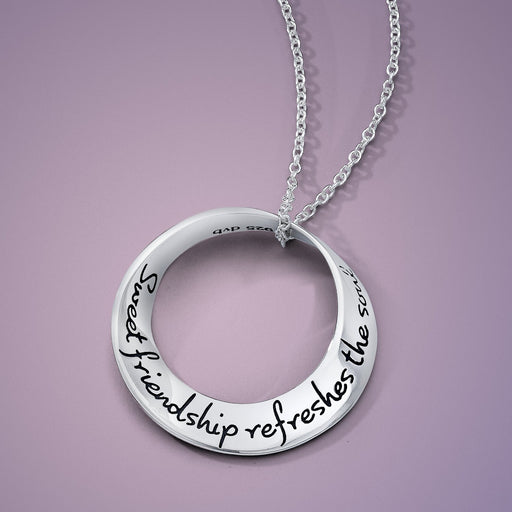 Sweet Friendship Refreshes The Soul Necklace