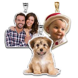 Photo Outline Pendant or Charm Jewelry