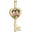 Heart Key Photo Pendant Jewelry