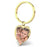 Heart Photo Engraved Key Chain Jewelry