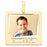 Square w/ Name Cut Photo Pendant Jewelry