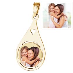 Tear Drop w/ Heart Cut Out Jewelry