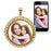 Small Round w/ Rope Frame Photo Pendant Jewelry