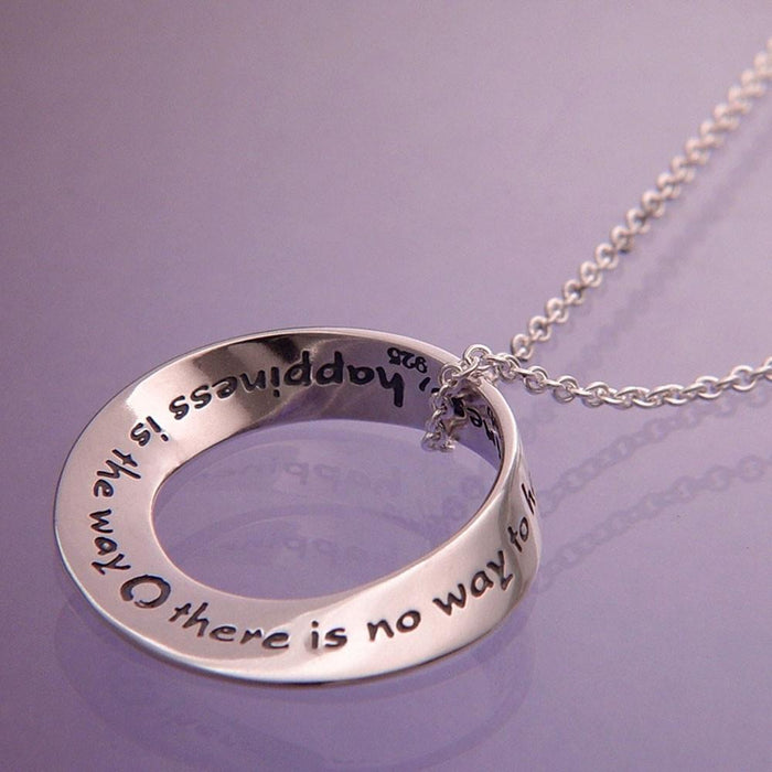 Happiness Is The Way Necklace