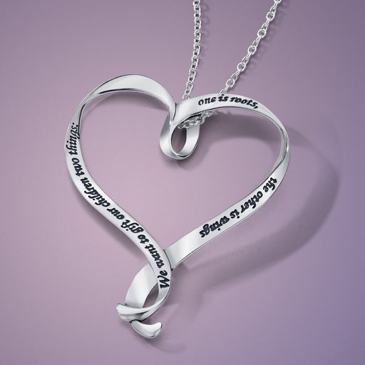 We Want To Gift Our Children Two Things Necklace