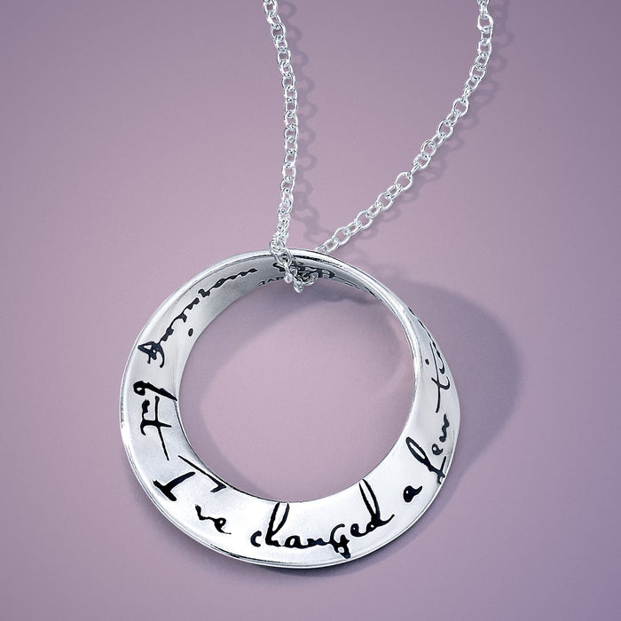 I've Changed A Few Times - Lewis Carroll Necklace