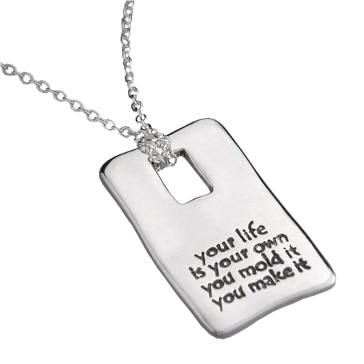 Your Life Is Your Own - Eleanor Roosevelt Necklace