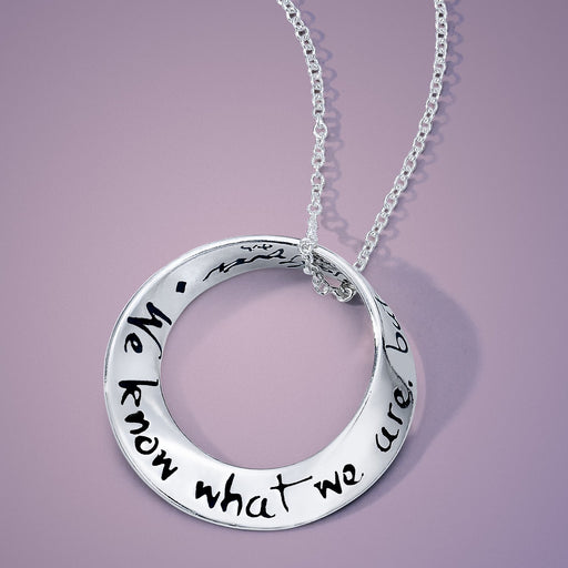 We Know What We Are - Shakespeare Necklace