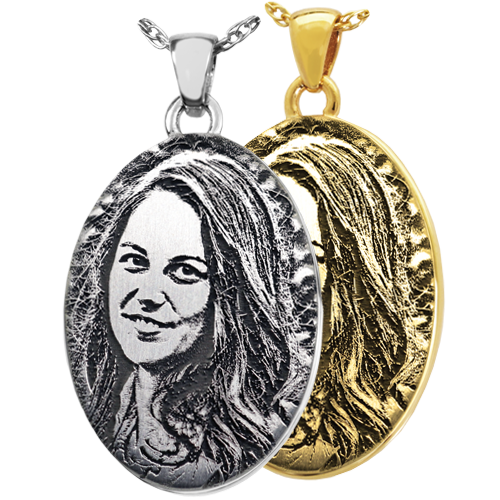 Oval Photo Pendant
