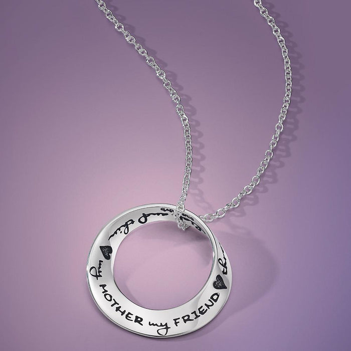 My Mother My Friend Through Thick And Thin Necklace