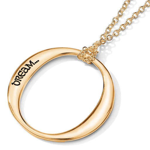 Gaelic And English: Aisling/Dream Necklace - Gold