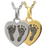 Petite Heart 2 Footprints Pendant