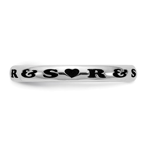 Stackable Expressions Personalized Heart Ring QSKXNA1H