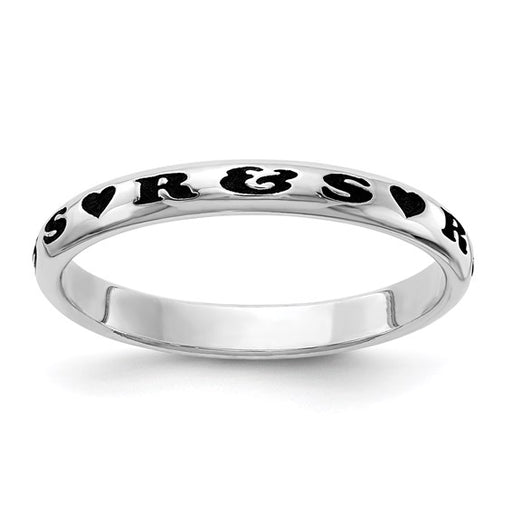 Stackable Expressions Personalized Heart Ring QSKXNA1H