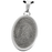 B&B Oval Fingerprint Pendant