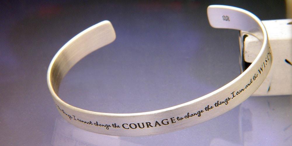 Serenity Prayer Cuff Bracelet