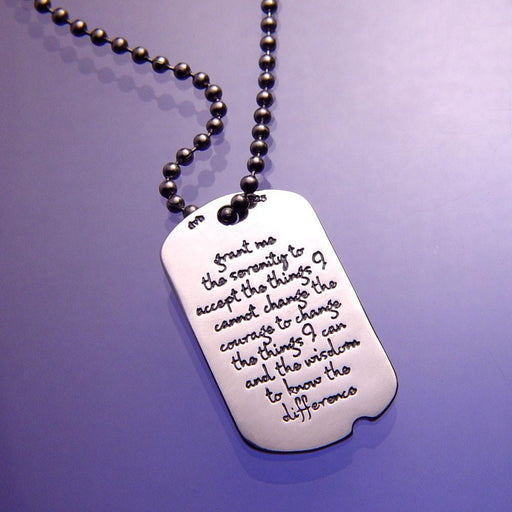 Serenity Prayer Necklace