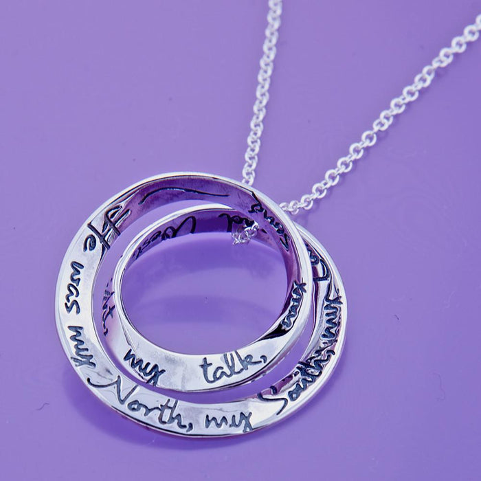 Stop All The Clocks - W. H. Auden Necklace