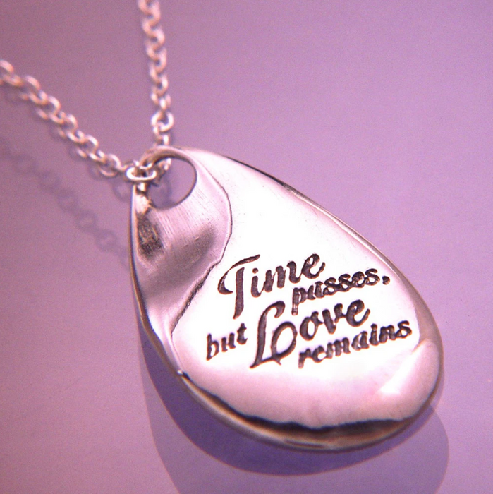 Time Passes But Love Remains Necklace
