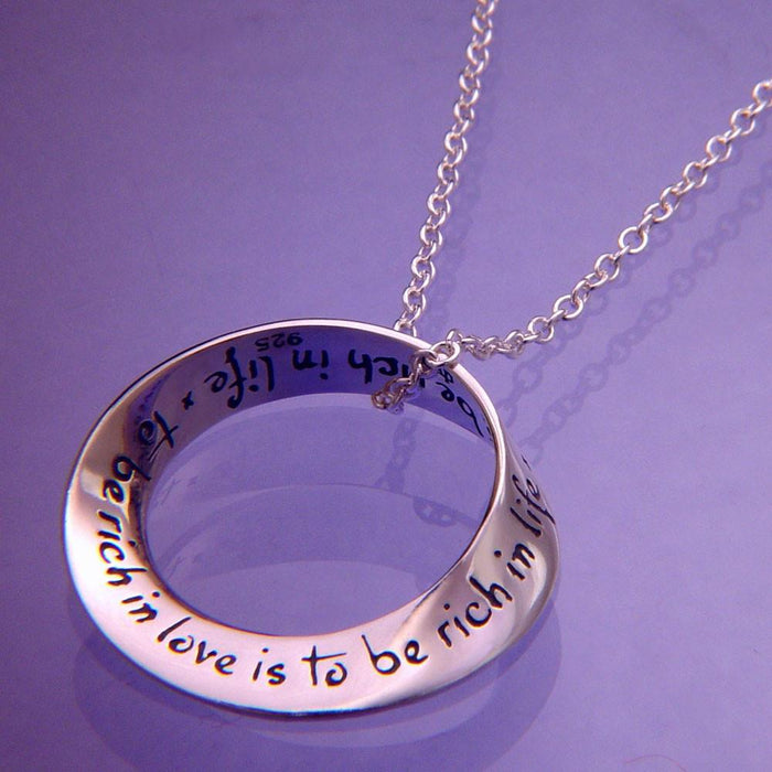 To Be Rich In Love Necklace