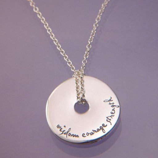 Wisdom Courage Strength Necklace
