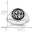 Polished & Antiqued Monogram Ring XNR68